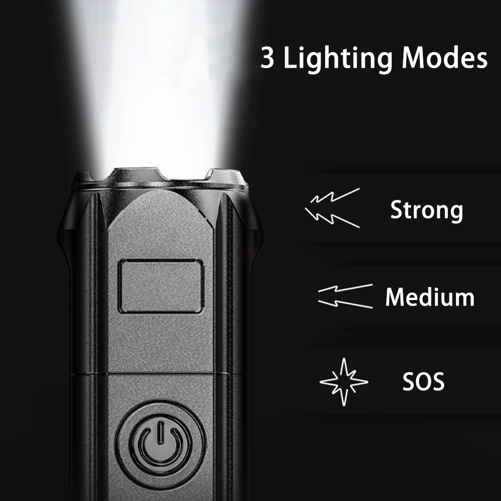 POWERFUL LED FLASHLIGHT 100000 LUMEN TACTICAL FLASHLIGHTS RE