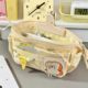 Xiaohongshu ins magic kitchen embroidery pencil bag student high-value multi-function learning stationery storage bag pencil case
