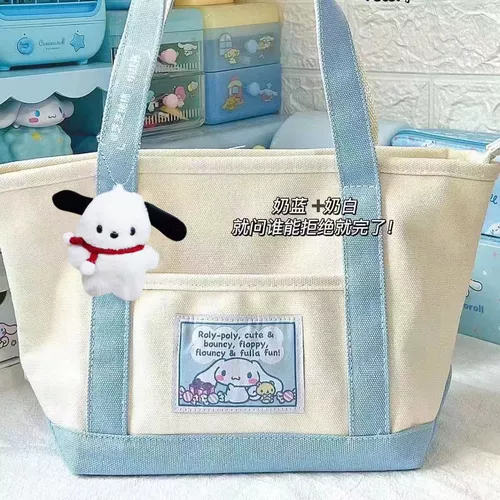 Брендовый шоппер, высококачественная мультяшная вместительная и большая сумка на одно плечо для выхода на улицу, льняная сумка