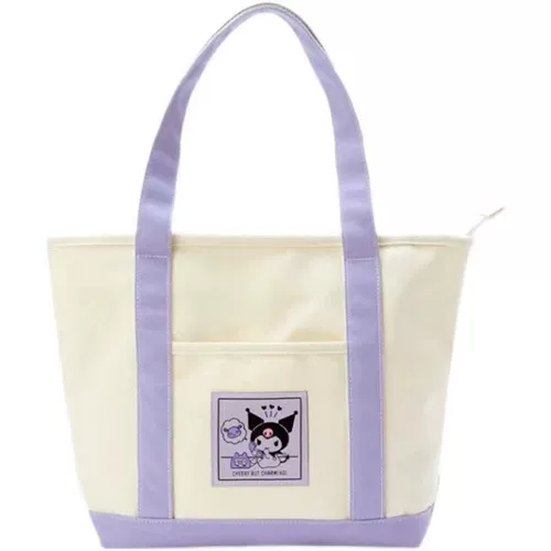 Брендовый шоппер, высококачественная мультяшная вместительная и большая сумка на одно плечо для выхода на улицу, льняная сумка