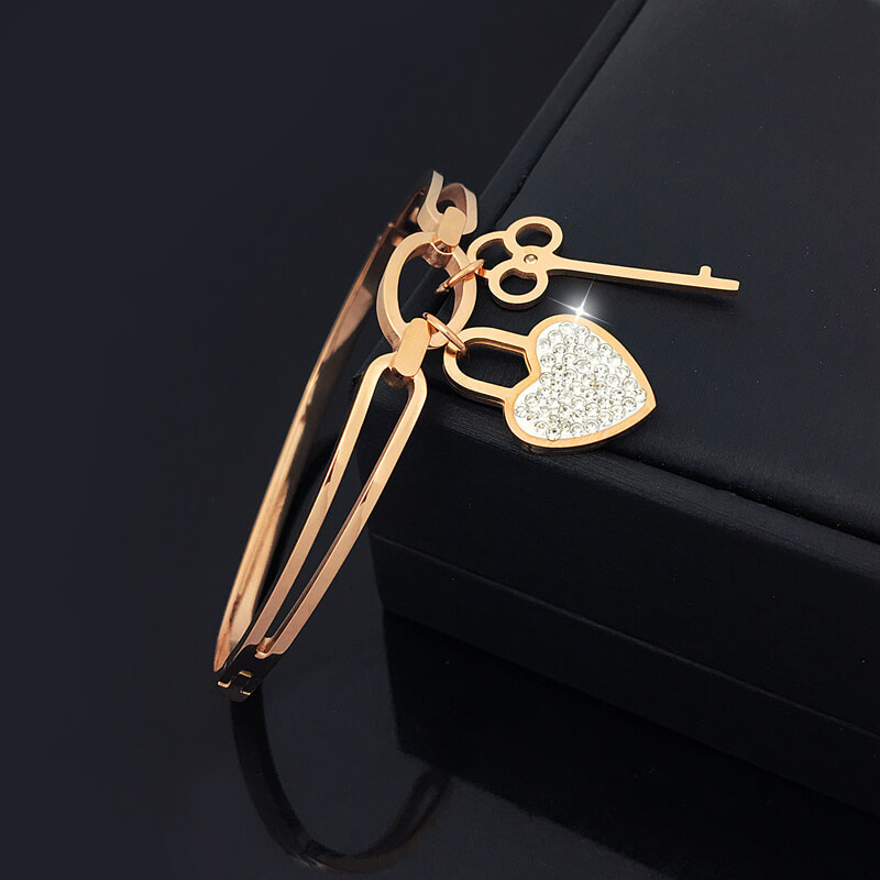 JAPANESE AND KOREAN VERSATILE PERSONALIZED HAND JEWELRY 18K GOLD-PLATED STAINLESS STEEL BRACELETS SIMPLE INTERNET CELEBRITIES THE SAME BRACELET TREND