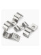 304 stainless steel P type single-sided pipe card half-sided code single-hole riding card instrument tube card single-tube clamp water pipe clamp throat hose
