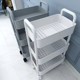 Special cart for beauty salons, beauty cart, three-layer barber shop, hair salon, manicure hand-punch tool cart storage rack