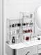 Ins wind desktop storage box high-transparent acrylic multi-function storage rack figurine millet sorting box storage box