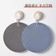 Round silicone casserole mat honeycomb insulation pad dining table mat silicone coaster anti-slip heat insulation kitchen anti-scalding heat resistance