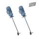 BLD10-17-1.1KW vertical liquid mixer manufacturer PE barrel medicine mixer