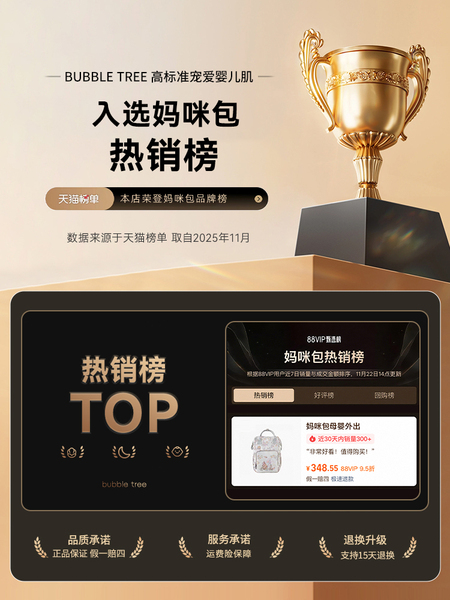 bubbletree妈咪包大容量母婴妈妈外出轻便包包新款双肩多功能背包 — 2