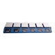Agitator magnetic heating quadruple Dufu instrument manufacturer, price of zncl-dl multi-connected magnetic stirrer