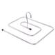 Stainless steel spiral clothes rack outside the window thickened cooling sheet quilt cover artifact household rotary folding quilt single rack