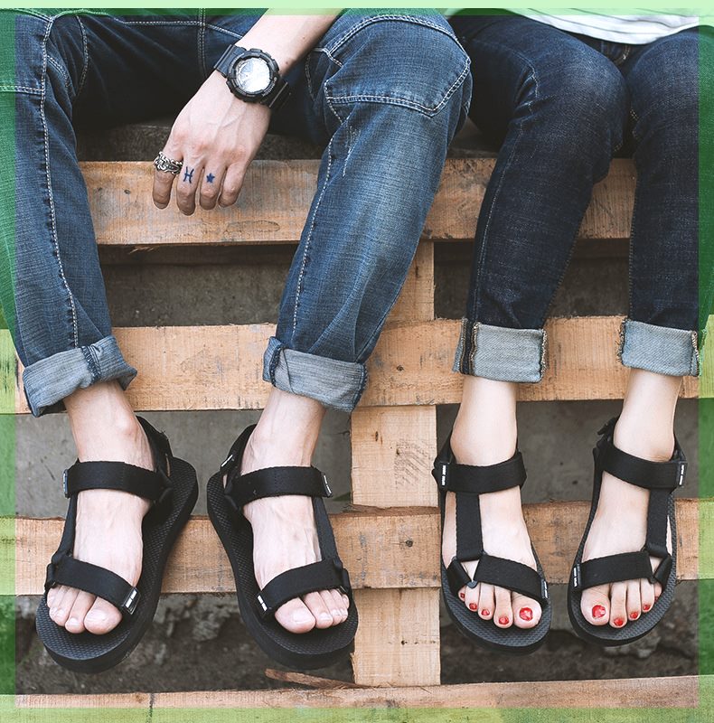 CROSS-BORDER SUMMER FITNESS MOUNTAINEERING HIKING OUTDOOR LIGHT TRENDY BEACH COUPLE SANDALS MENS CASUAL BEACH SHOES