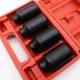 1/2 4-piece pneumatic extended sleeve Wind cannon spiral auto repair set tool machine repair sleeve set