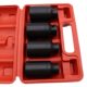 1/2 4-piece pneumatic extended sleeve Wind cannon spiral auto repair set tool machine repair sleeve set