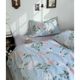 American pastoral flower cotton bed four-piece set single dormitory three-J-piece set Korean floral pure cotton bed sheet quilt