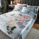 New ice silk mat 1.8km bed three-piece U-set foldable and washable summer 1.5m machine-washed bed sheets air conditioning