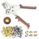 Portable hooker manual punching spray painting tarpaulin No. 4 buttonhole X display frame punching pliers advertising tool buttonhole machine