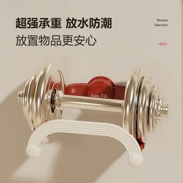 No hole-free suction cup telescopic folding washbasin rack, multi-function storage rack storage ZP