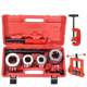 Qiuyan manual small wire cover machine handheld galvanized pipe sheet water pipe twisted board light fire protection pipe silk cover tool