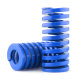 Blue mold spring 65mn rectangular spiral compression strong blue custom hardware flat line spring pressure spring