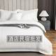 Five-star hotel bedding linen pure white wash cotton sheets and quilt covers four-piece sets B&B custom