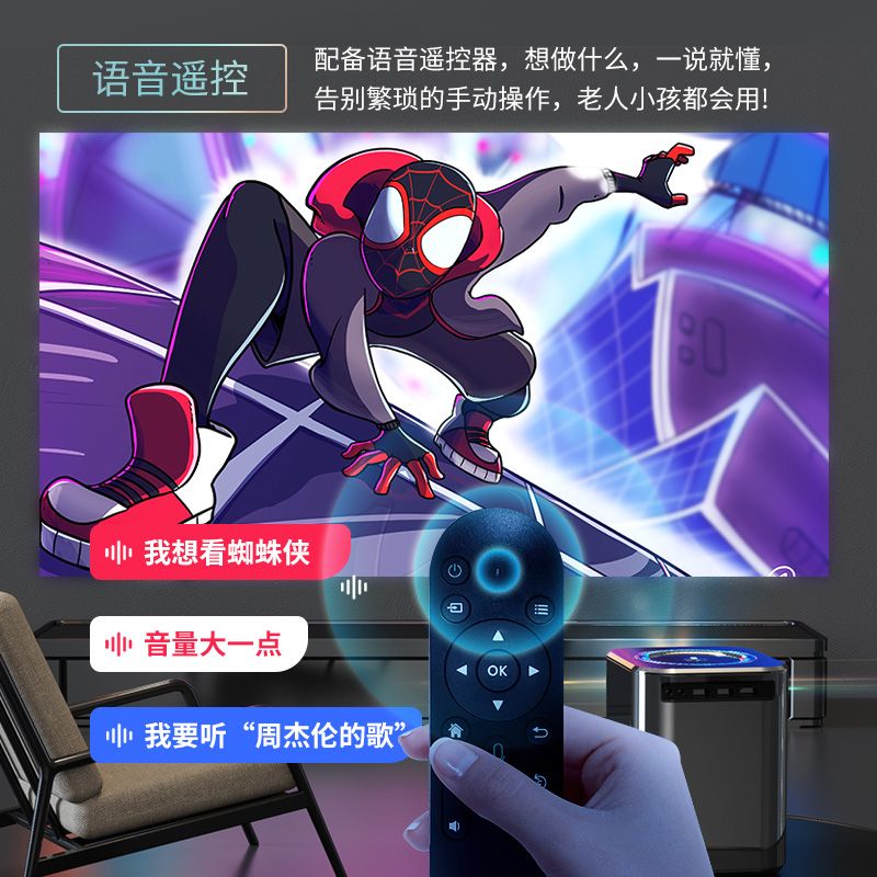 2024 NEW ULTRA HD WIFI PROJECTOR SMALL MOBILE PHONE PROJECTION DORMITORY INDOOR FOCUS 5G HOME THEATER MACHINE