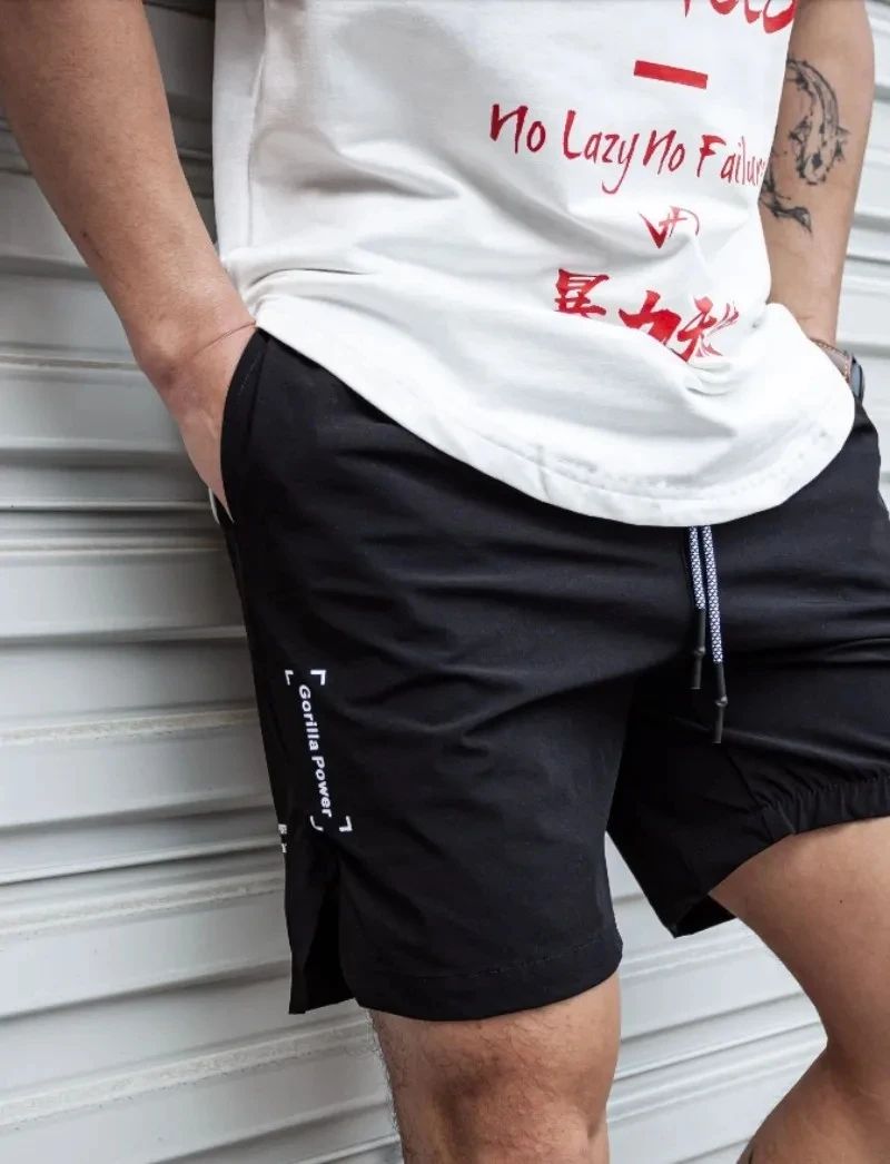 MEN HOT SHORTS LIGHT WEIGHT THIN SHORT PANTS RUNNING SQUAT F