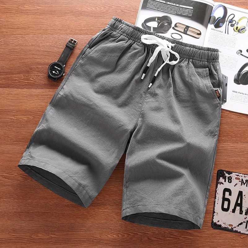 100% COTTON SHORT PLUS SIZE MENS SHORTS PANTS SUMMER CASUAL