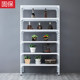 Hot-selling 45 wide angle steel shelf storage rack floor multi-layer display rack household warehouse balcony supermarket iron rack storage