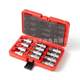 Manufacturer direct sales tool set 12-piece set 1/2 specification knurled pressed batch sleeve pneumatic auto repair set hardware