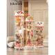 Children's artifacts toy storage doll storage and sorting transparent zipper doll bucket plush doll storage basket