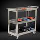 Stainless steel tool car auto repair trolley cabinet small multifunctional I parts hardware mobile repair box rack