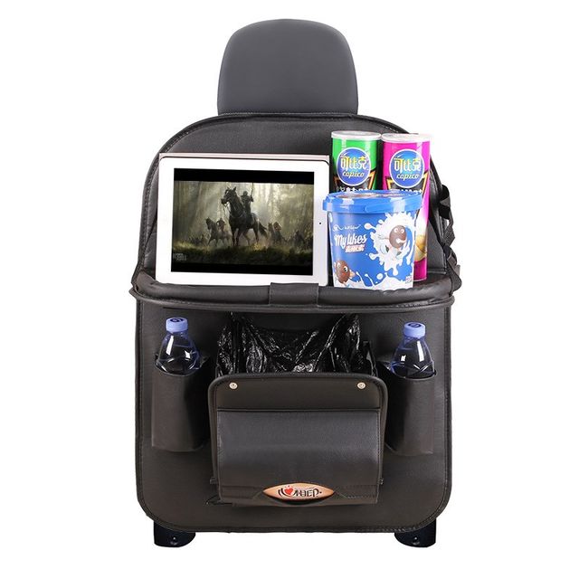 Car storage bag Car seat hanging P bag chair back storage bag leather storage bag storage bag multifunctional organization