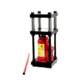 Small manual four-column hydraulic press Qianjin top pressure frame Pumpkin head Xiangyun bracelet steel mold abrasive jewelry tool