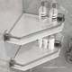 Bathroom triangular storage rack wall mount MEZ free punch subcorner wall toilet toilet storage