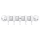 Mop clip suction cup without punching wall hanging powerful mop hook bathroom bathroom balcony mop storage mop rack