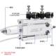 Xingchen pneumatic CDU/CU16-10-20-25-32-50-40-30XC8 freely installed adjustable stroke cylinder
