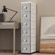 The gap storage cabinet is 15cm very narrow 25cm side joint storage rack with side slit storage rack against the wall vertical cabinet pulling storage rack