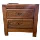 Hc new style 2025 antique grid wooden bedside table solid wood classic Indonesian rosewood storage cabinet bedroom storage cabinet complete