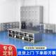 Stainless steel shoe cabinet dust-free purification workshop employee shoe replacement stool food electronics factory double-sided door shoe cabinet