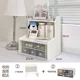 Ins wind desktop student storage rack multifunction desk cosmetics organization storage rack dormitory stationery storage box