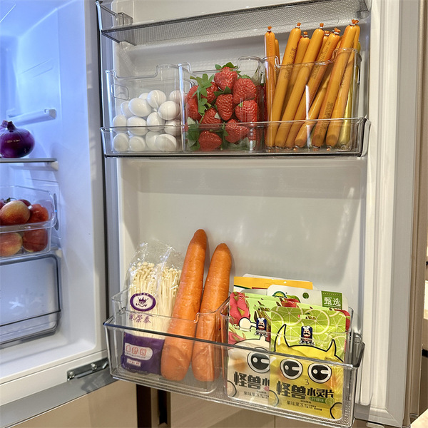 整理师推荐冰箱侧门收纳盒鸡蛋食品置物架收纳分装整理神器食品级