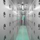 Stainless steel air shower room PVC fast door cargo shower room factory double blow purification channel dust-free workshop air shower door