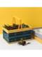 Foldable storage basket Shopping basket Fruit and vegetable storage frame Outdoor picnic basket Plastic