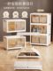 Storage cabinet Storage cabinet Household storage cabinet Multi-layer installation-free snack cabinet Folding storage and sorting box storage rack