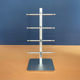 Metal glasses display stand High-end aluminum-magnesium alloy storage stand Glasses store high cabinet display props in the space