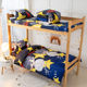 New skin-friendly student dormitory bed sheets three-piece set single cartoon ventilated bedding four-piece set pillowcase duvet cover