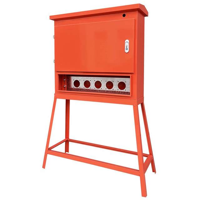 Box distribution empty custom construction site outdoor waterproof meter electric box with bracket industrial socket box 650*800*plus