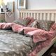 Fresh pastoral lace floral princess style four-piece dormitory quilt cover bed sheet three-piece set 1.5m1.8 meters
