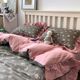 Fresh pastoral lace floral princess style four-piece dormitory quilt cover bed sheet three-piece set 1.5m1.8 meters