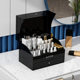 Light luxury cosmetic storage box k desktop dustproof dressing table shelf Counter skin care products dressing table