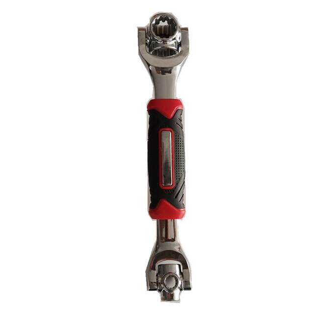 Multifunctional eight-in-one multifunctional 48-in-1 rotary dog ​​bone 52 and 1 wrench hardware tool